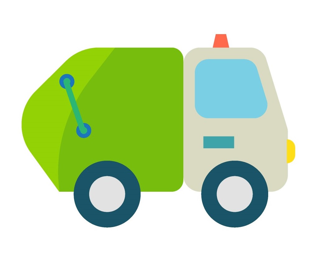 garbage truck icon