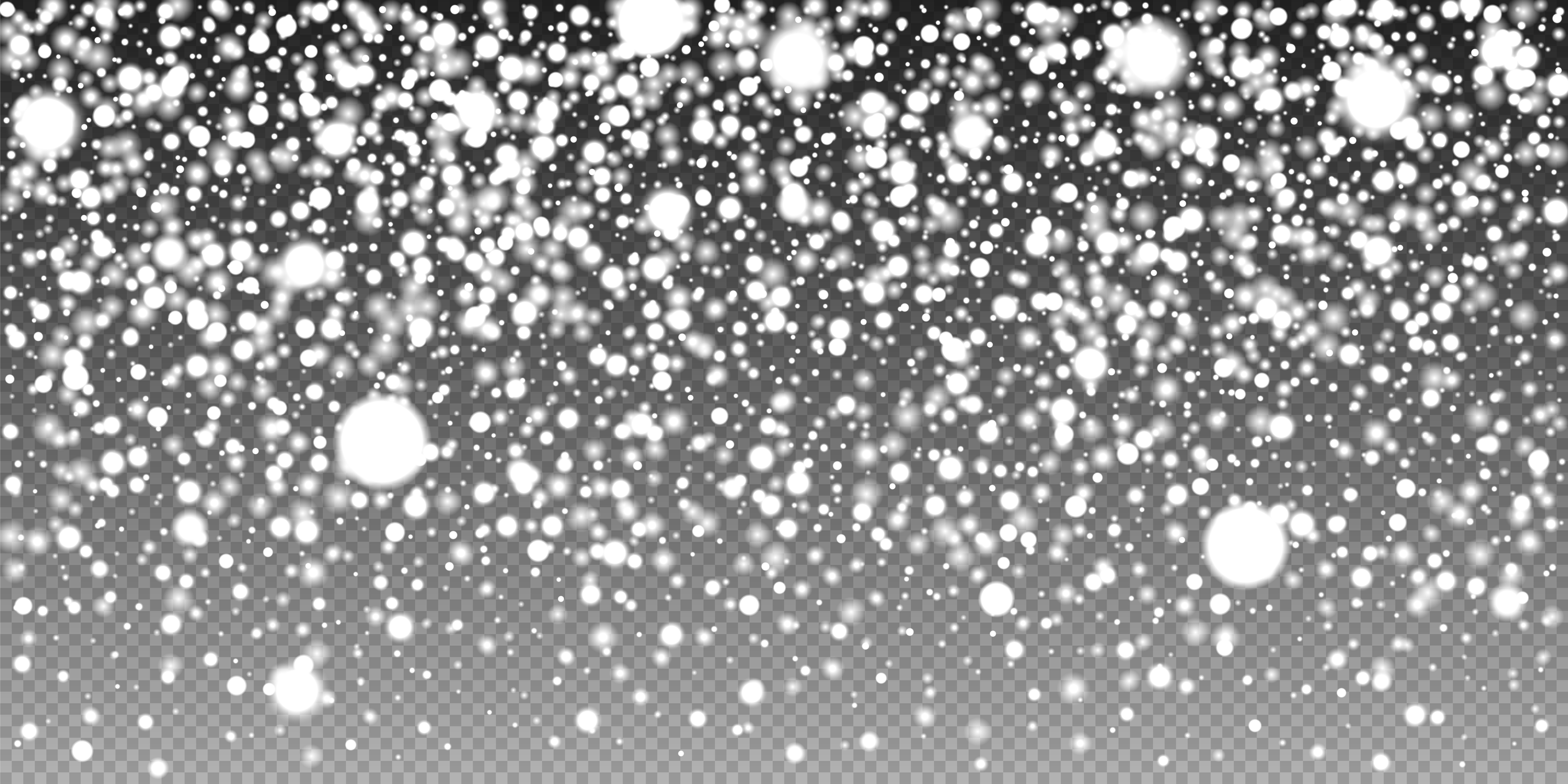 snowflakes on a black background