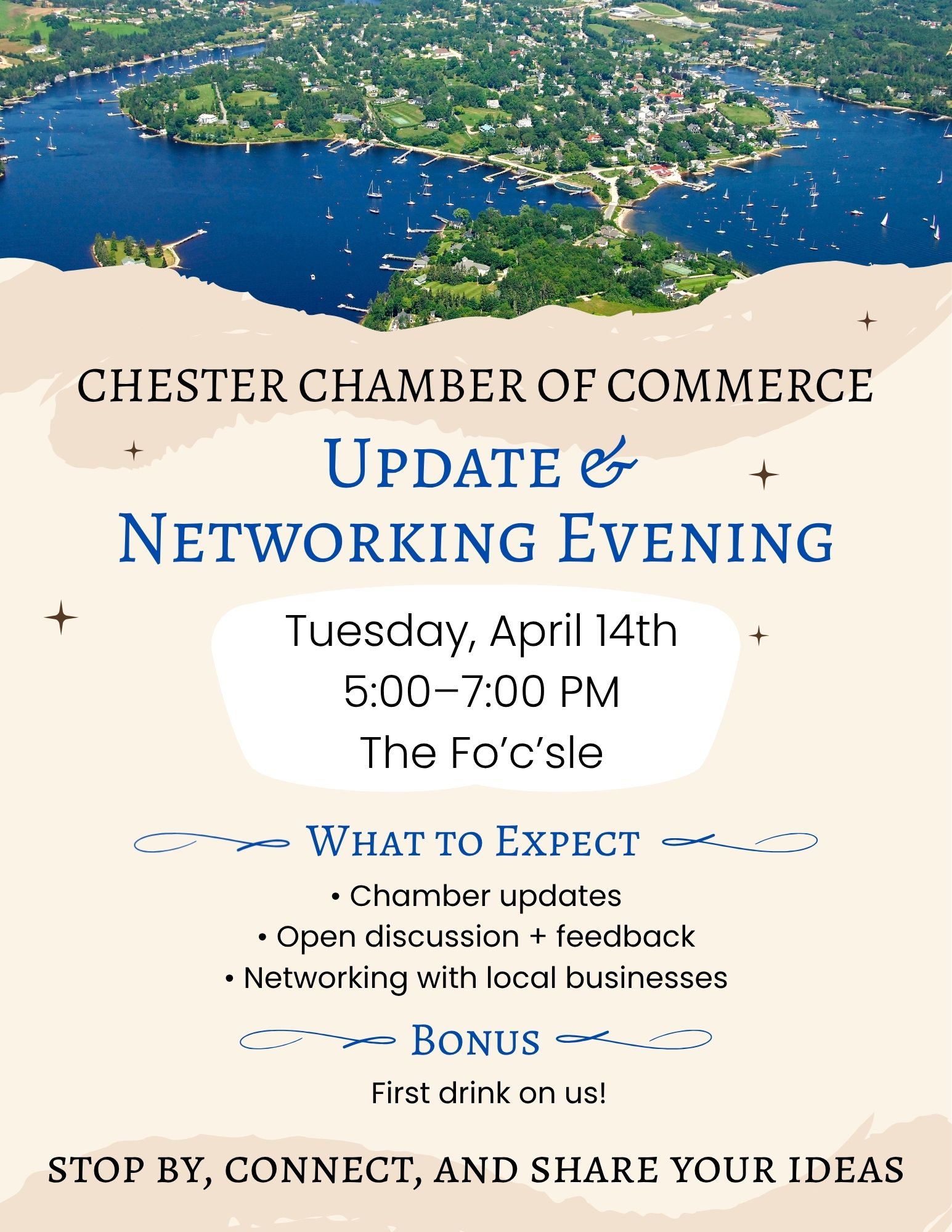 Chester Municipal Chamber of Commerce Event Poster