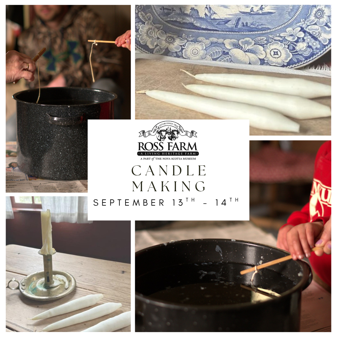 In the early 1800s, candles were the only source of light. Join our interpreters on September 13th and 14th for our Candle Making weekend. Interpreters demonstrate how dripped candles were made, just as settlers did many years ago.