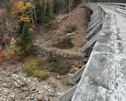 West side of Gold River Trail Bridge