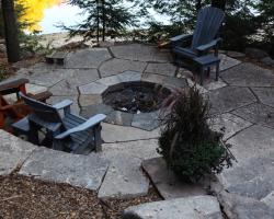 stone firepit